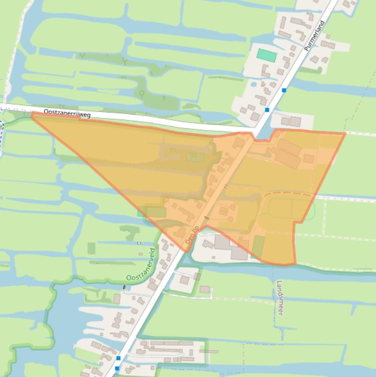 Kaart van postcodegebied 1127PW.