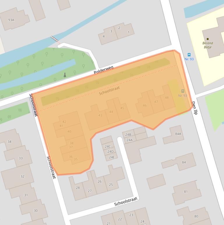 Kaart van postcodegebied 1127RB.