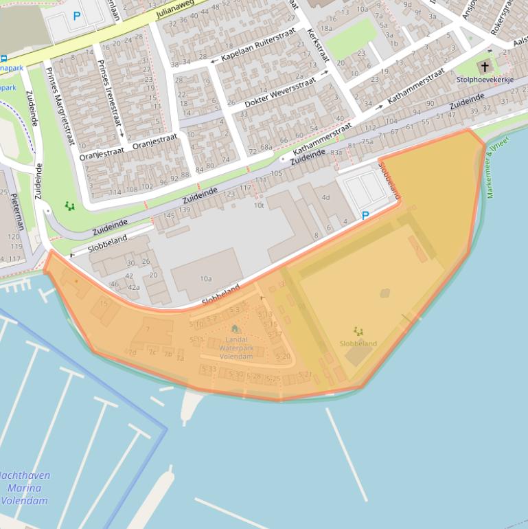 Kaart van postcodegebied 1131AA.