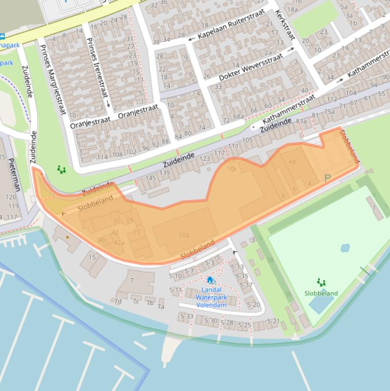 Kaart van postcodegebied 1131AB.