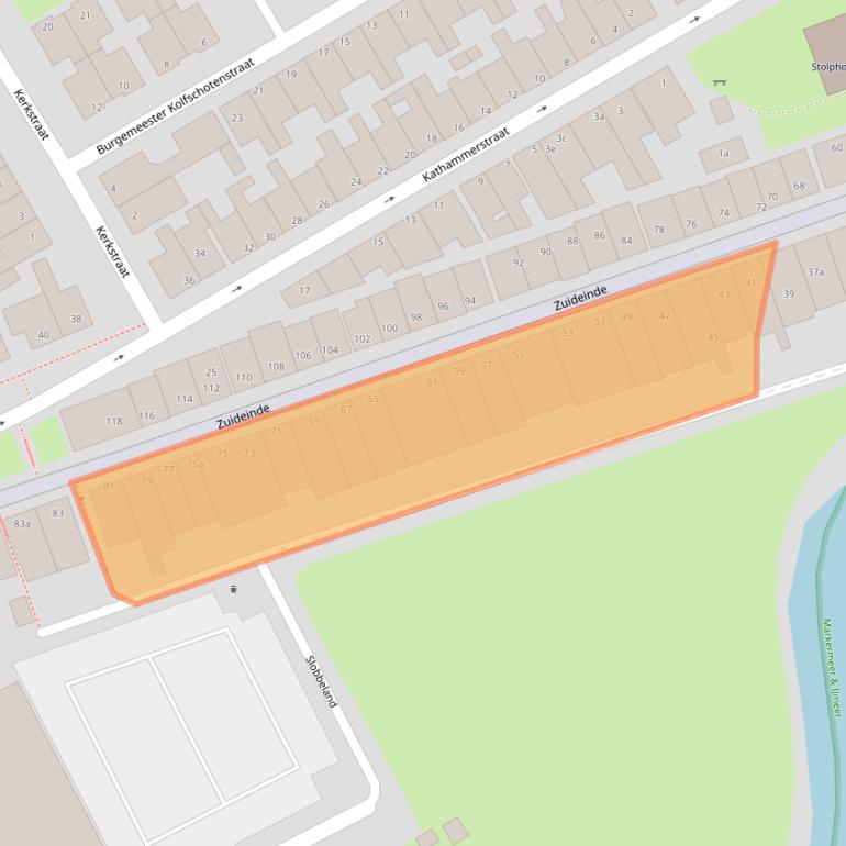 Kaart van postcodegebied 1131AD.