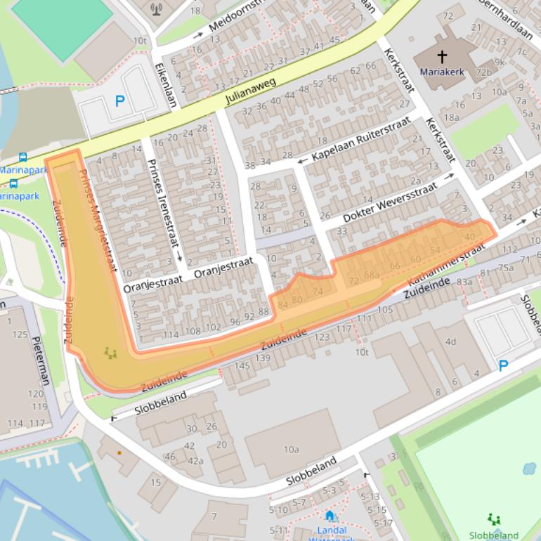 Kaart van postcodegebied 1131AN.