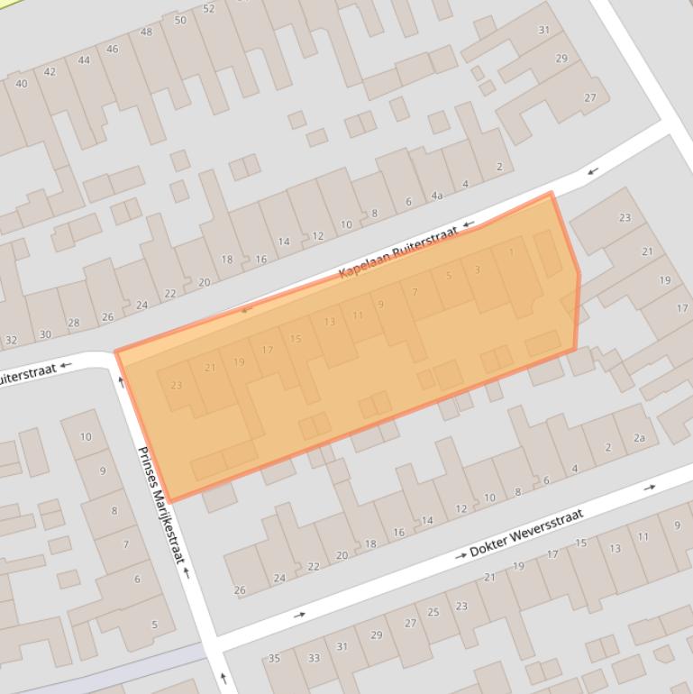 Kaart van postcodegebied 1131AZ.