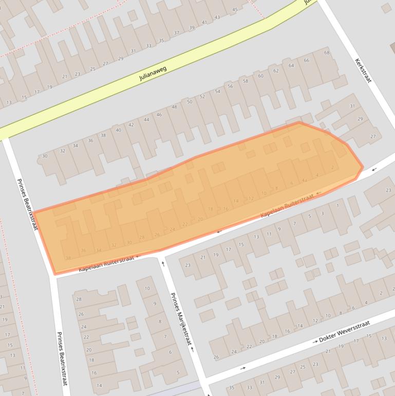 Kaart van postcodegebied 1131BA.