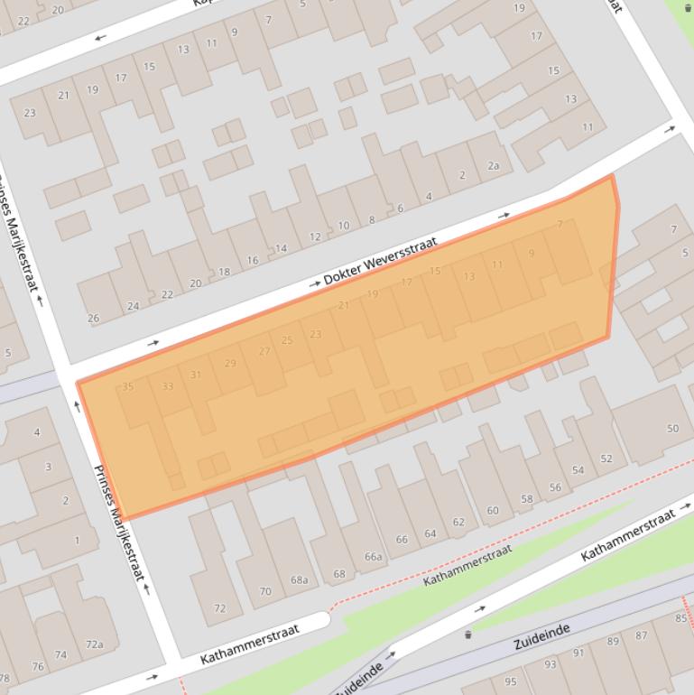 Kaart van postcodegebied 1131BC.