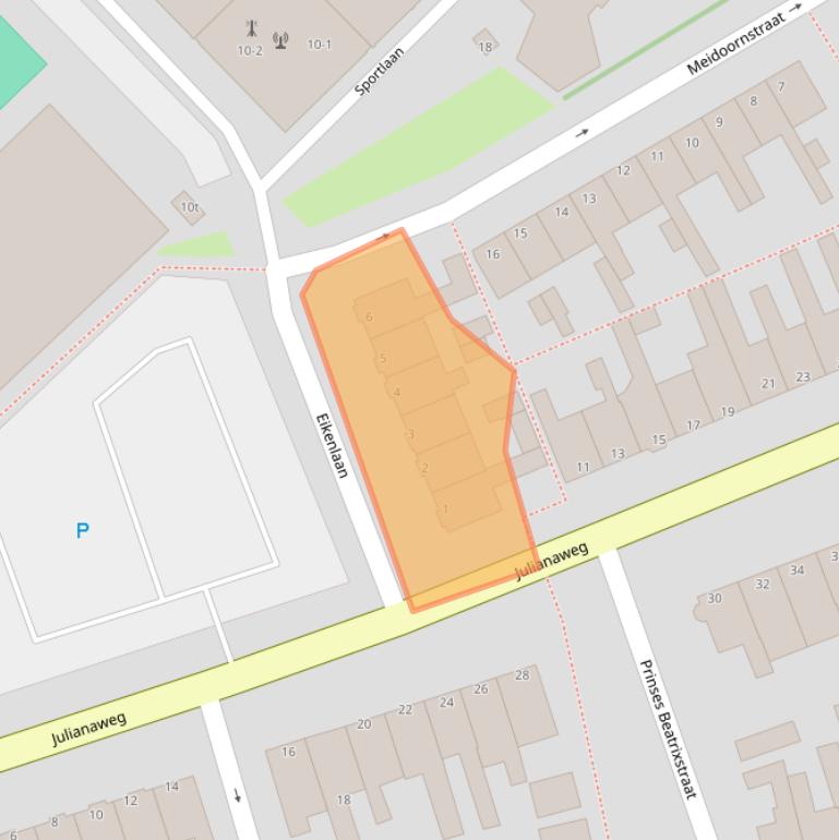 Kaart van postcodegebied 1131BH.