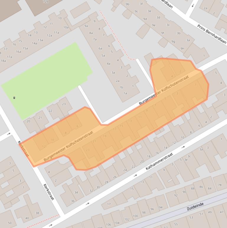 Kaart van postcodegebied 1131BL.