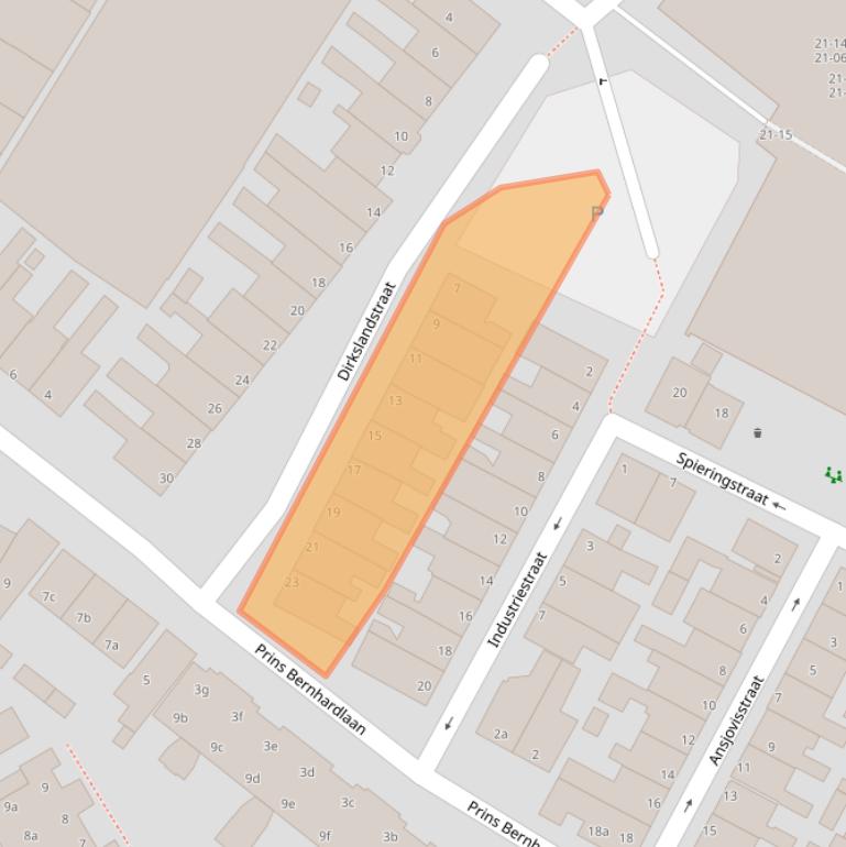 Kaart van postcodegebied 1131CD.