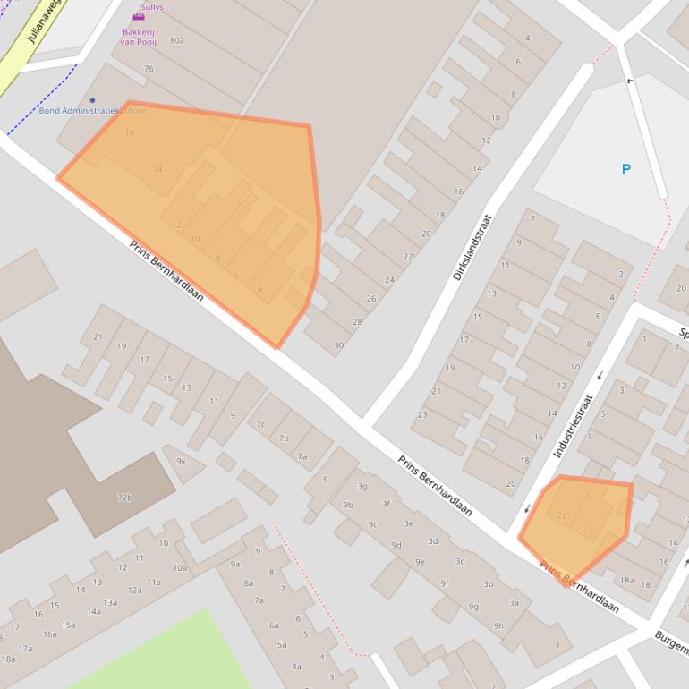 Kaart van postcodegebied 1131CH.