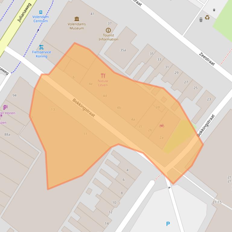 Kaart van postcodegebied 1131CJ.