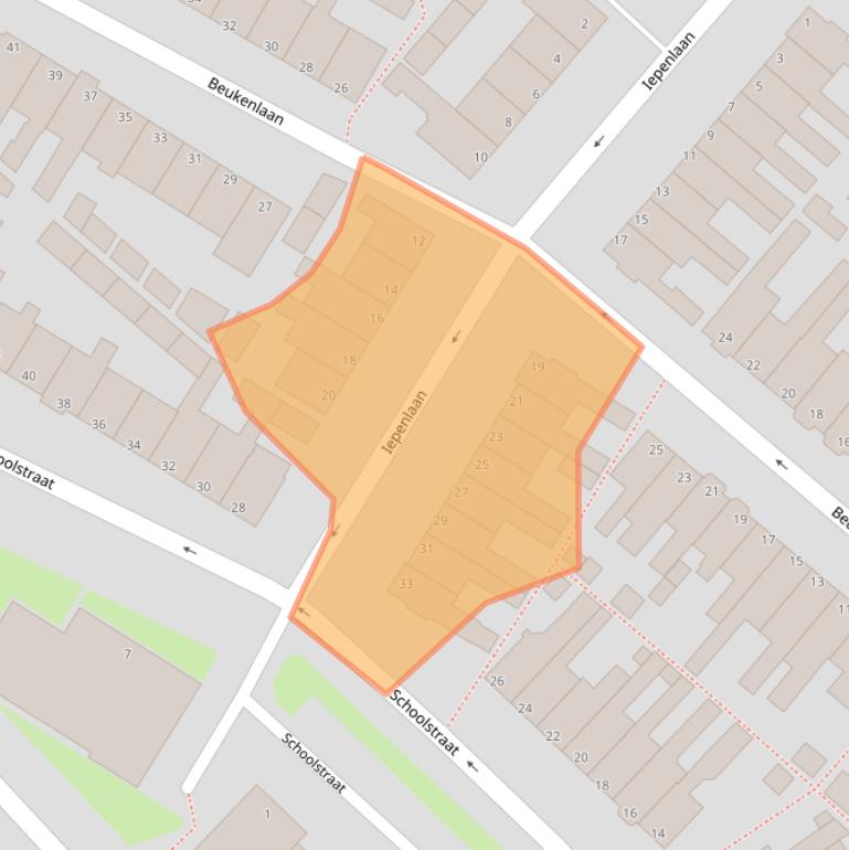 Kaart van postcodegebied 1131CP.