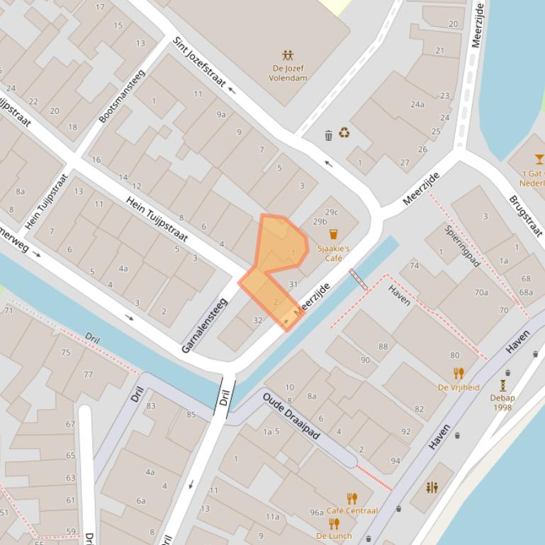 Kaart van postcodegebied 1131DS.