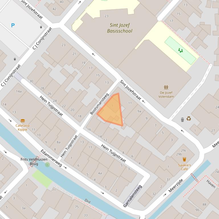 Kaart van postcodegebied 1131DT.