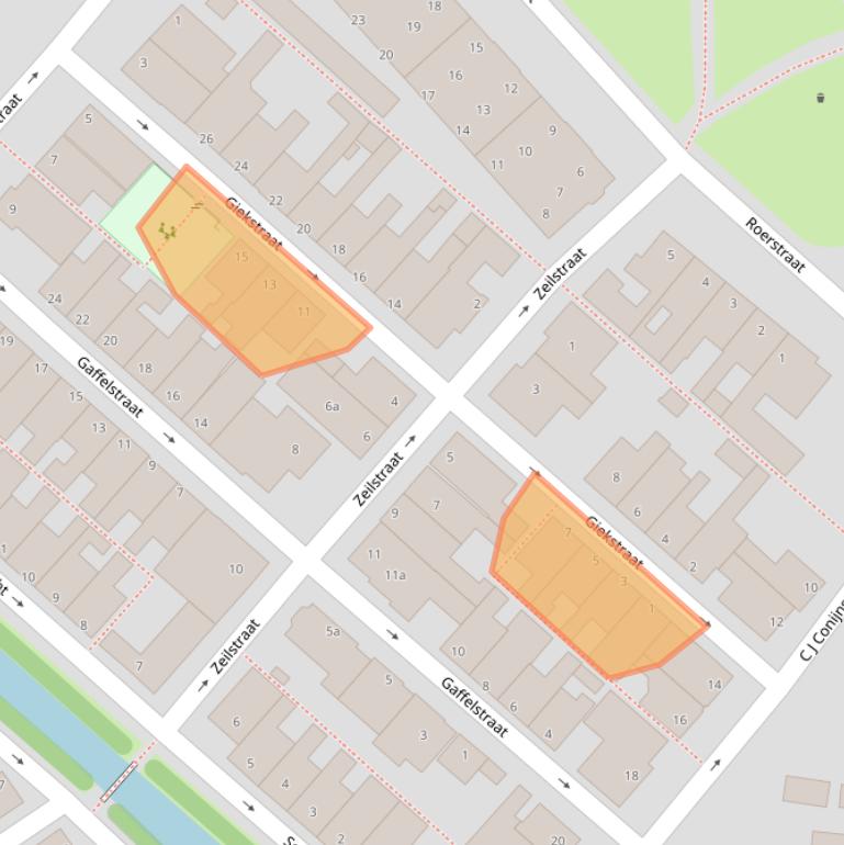 Kaart van postcodegebied 1131EB.