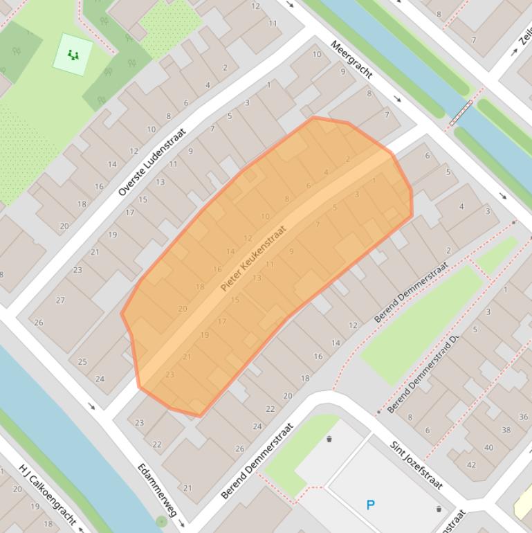 Kaart van postcodegebied 1131EG.