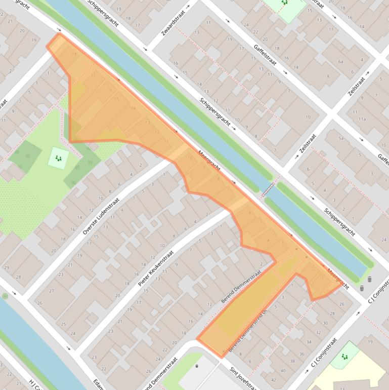 Kaart van postcodegebied 1131EM.