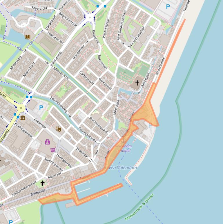 Kaart van postcodegebied 1131EP.