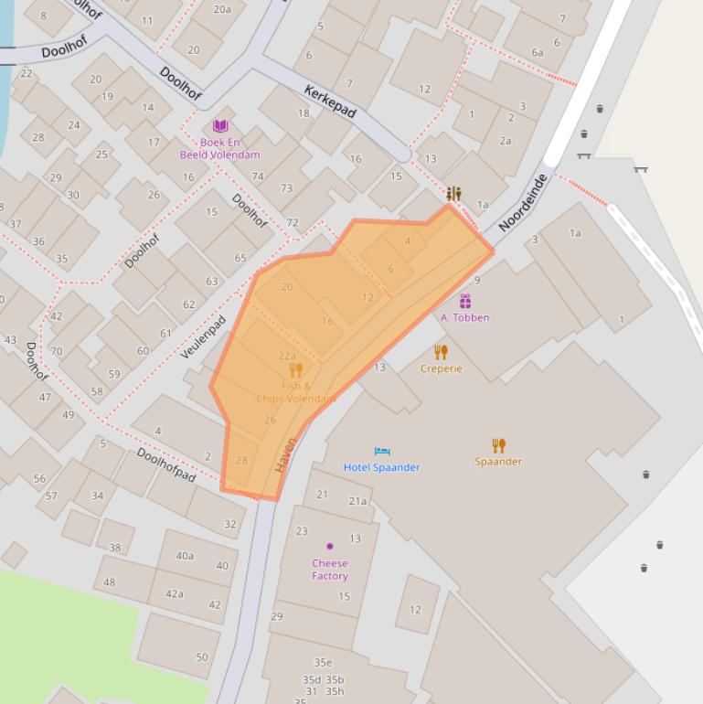 Kaart van postcodegebied 1131ER.