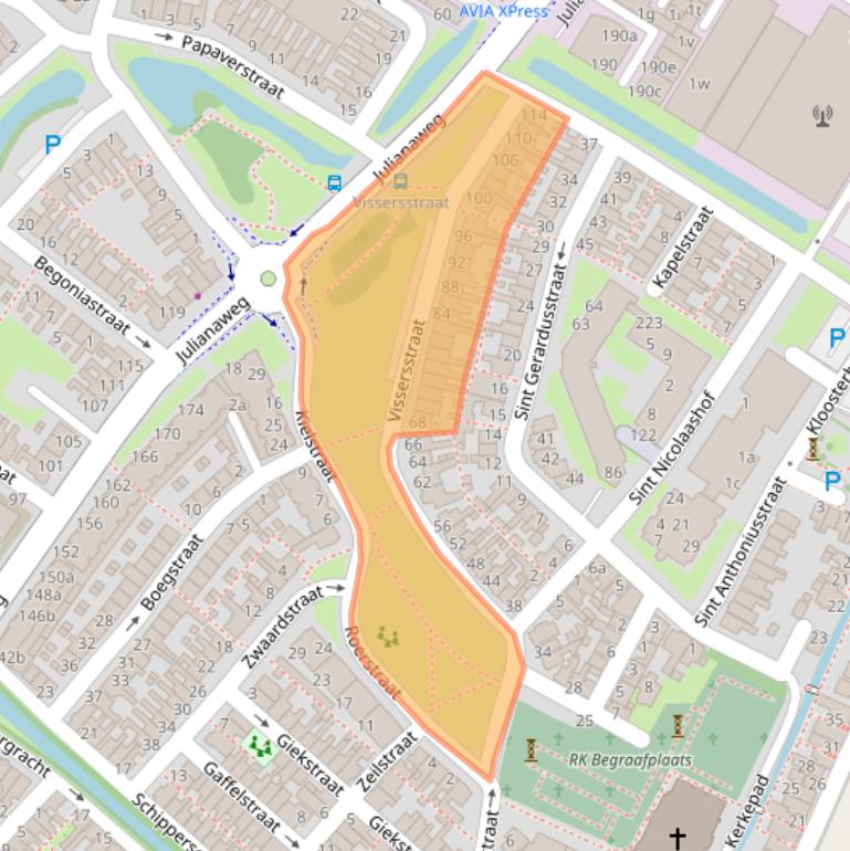 Kaart van postcodegebied 1131GM.