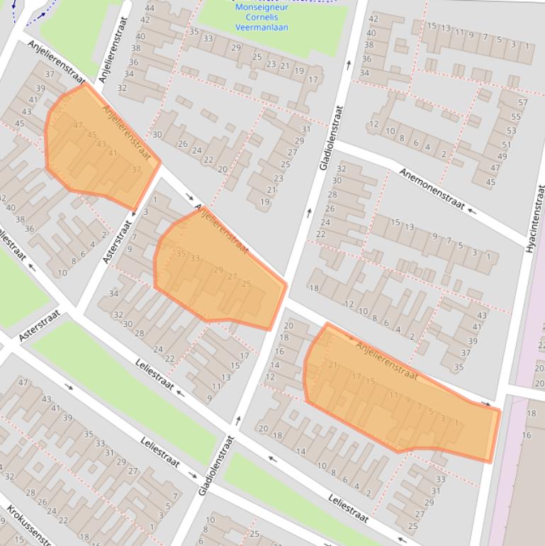 Kaart van postcodegebied 1131HM.