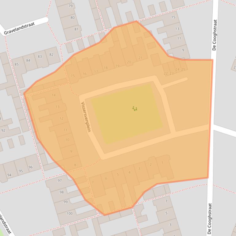 Kaart van postcodegebied 1131JB.