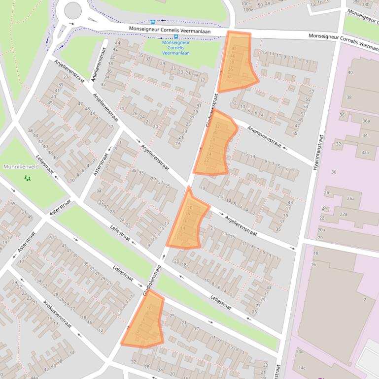 Kaart van postcodegebied 1131JS.