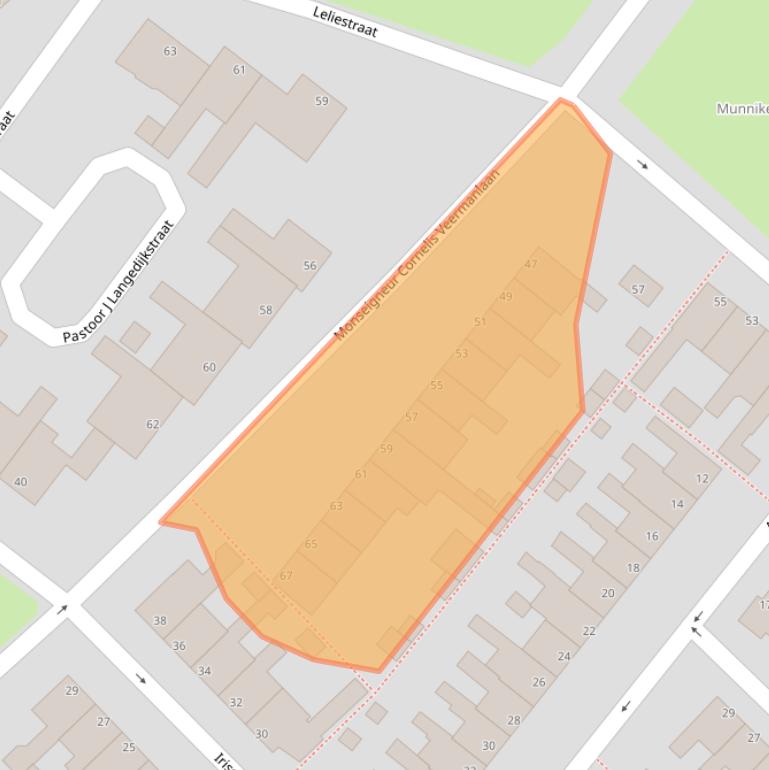 Kaart van postcodegebied 1131KE.