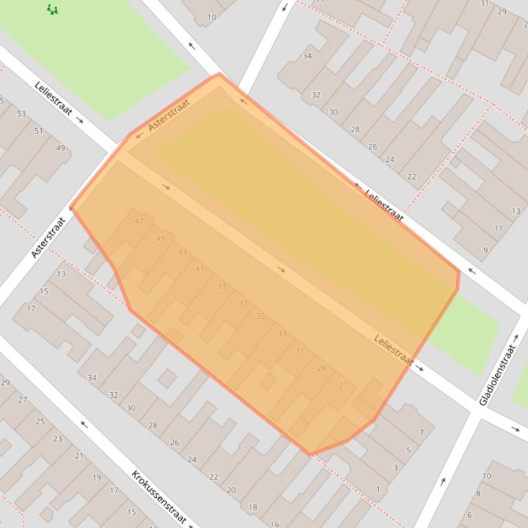Kaart van postcodegebied 1131LD.