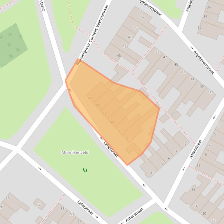 Kaart van postcodegebied 1131LH.