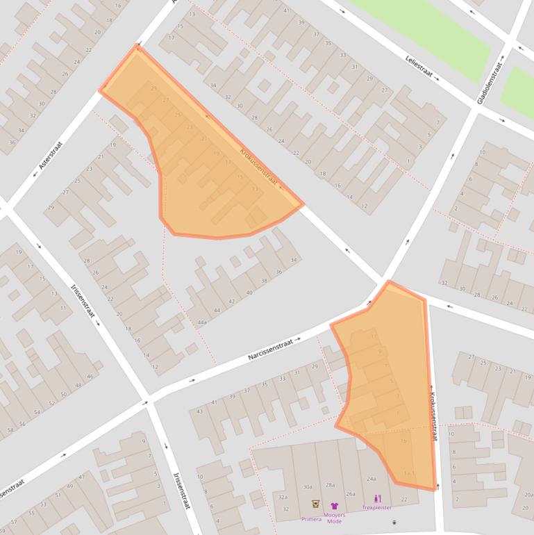 Kaart van postcodegebied 1131LJ.