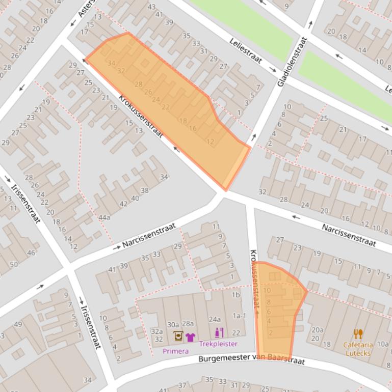 Kaart van postcodegebied 1131LK.