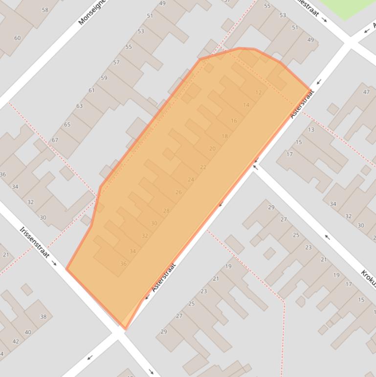 Kaart van postcodegebied 1131LT.