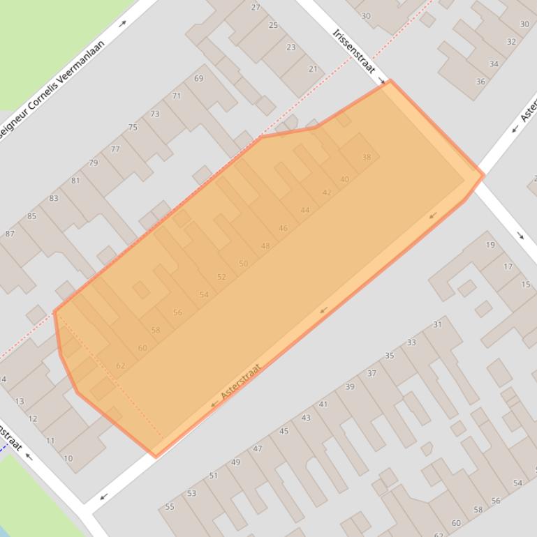 Kaart van postcodegebied 1131LV.