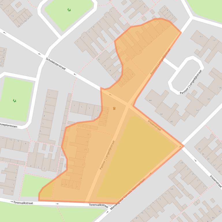 Kaart van postcodegebied 1131LW.