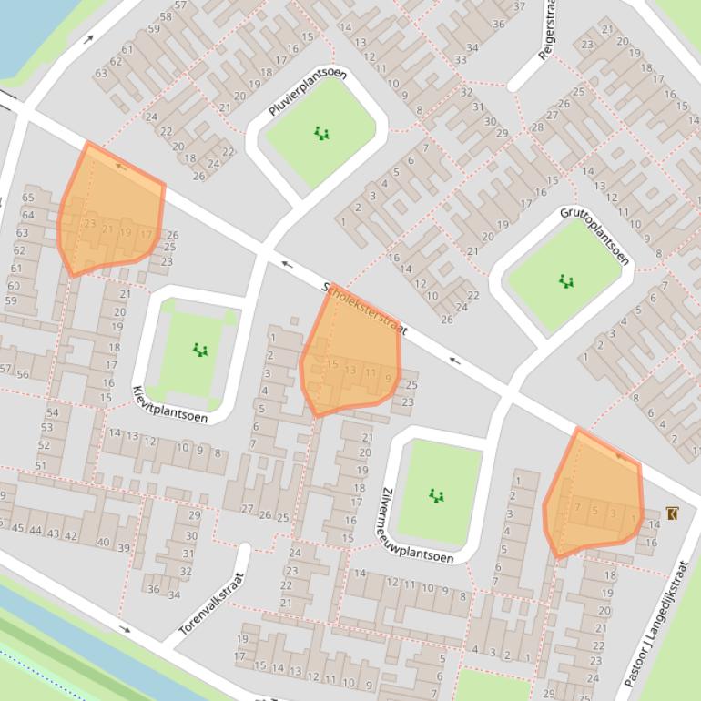 Kaart van postcodegebied 1131MC.