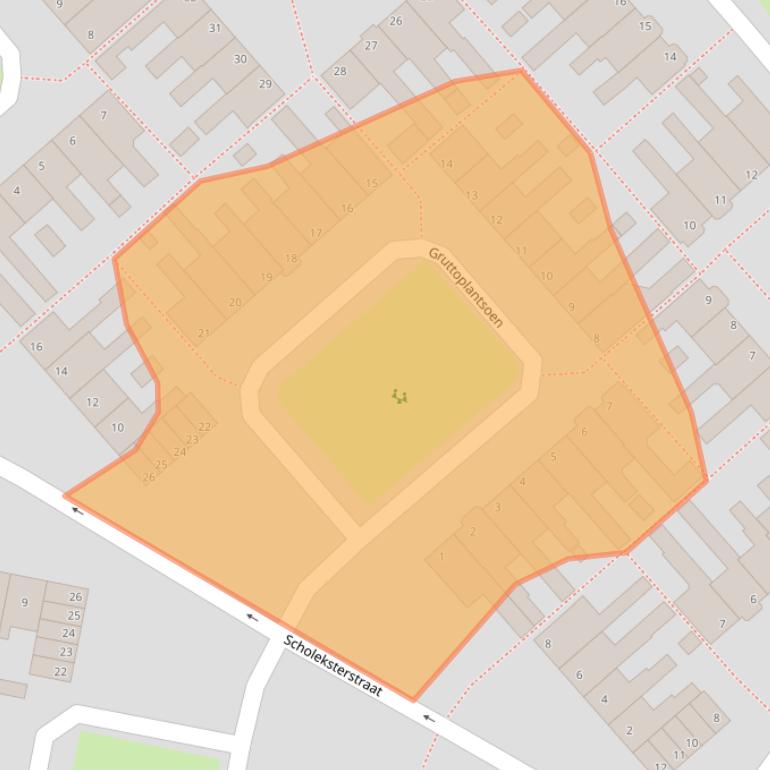 Kaart van postcodegebied 1131ME.