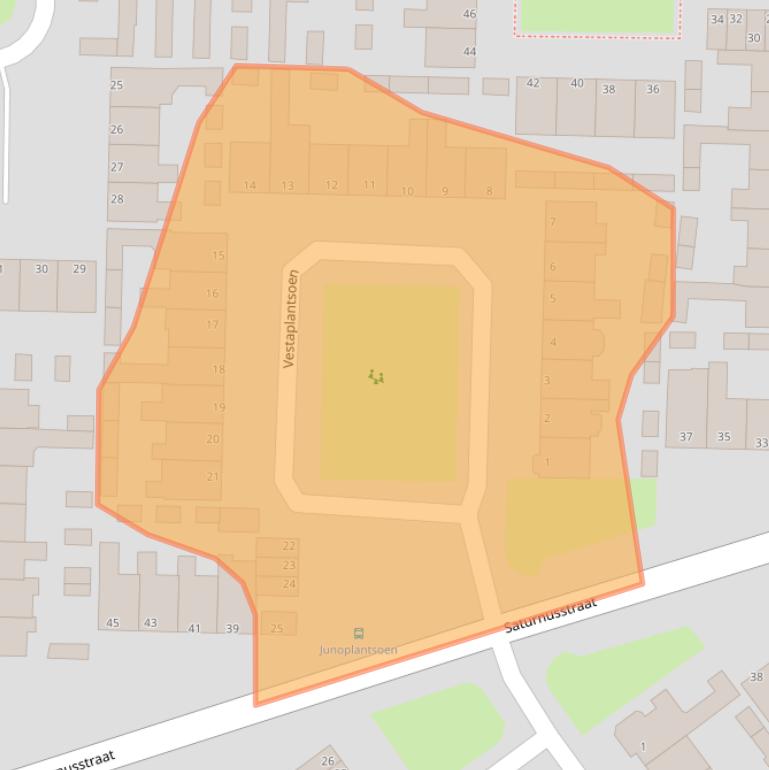 Kaart van postcodegebied 1131NR.