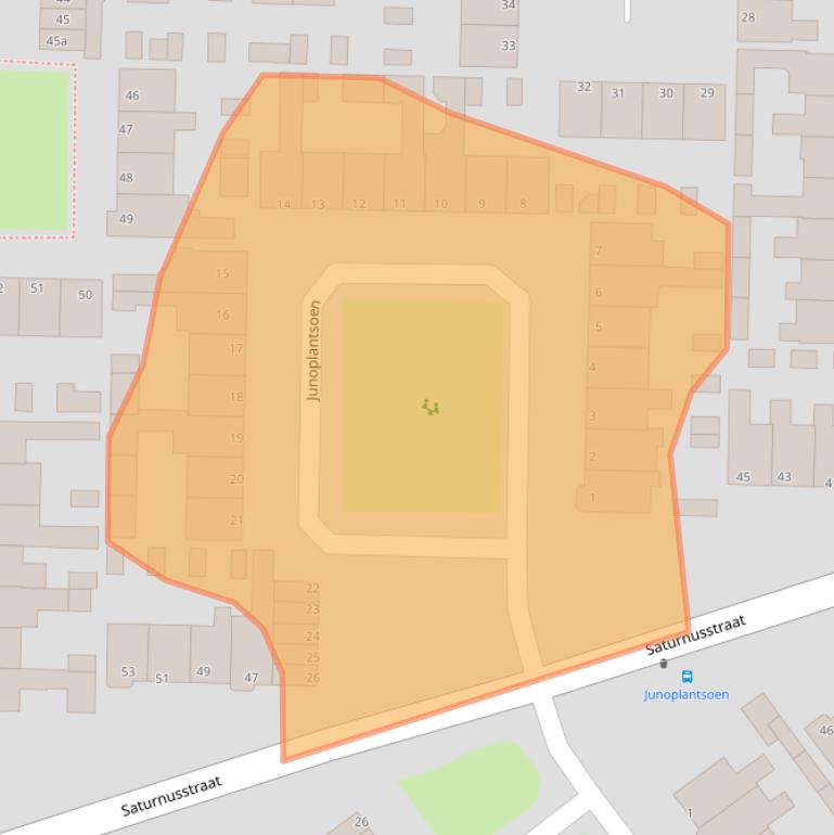 Kaart van postcodegebied 1131NT.