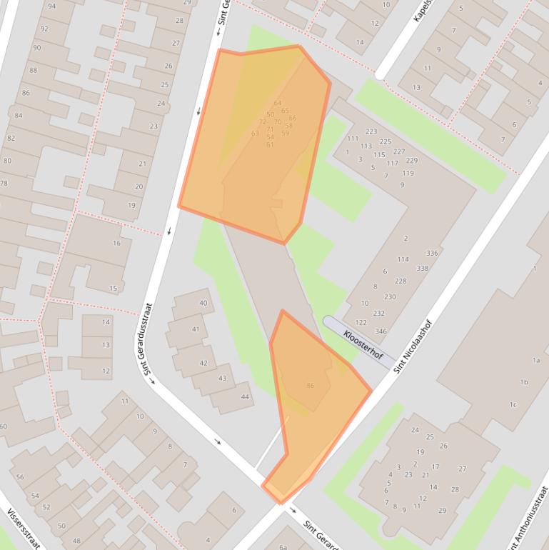 Kaart van postcodegebied 1131PX.