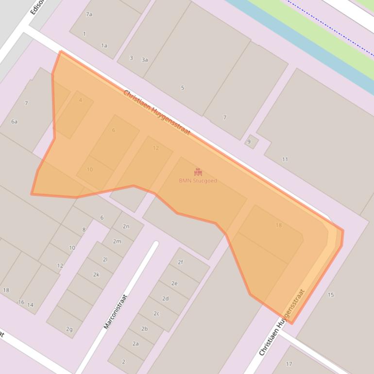 Kaart van postcodegebied 1131VC.