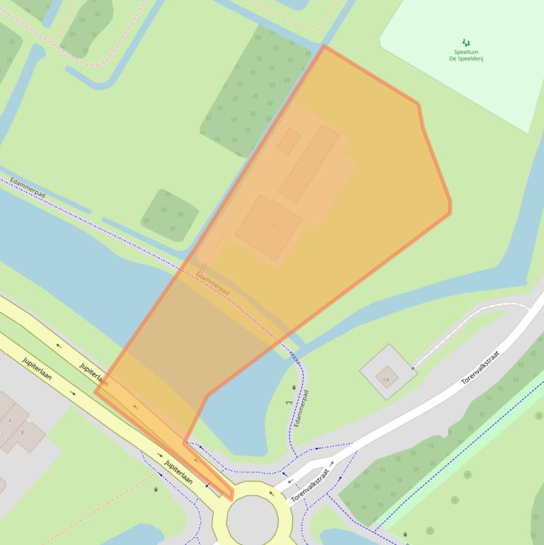 Kaart van postcodegebied 1131VH.