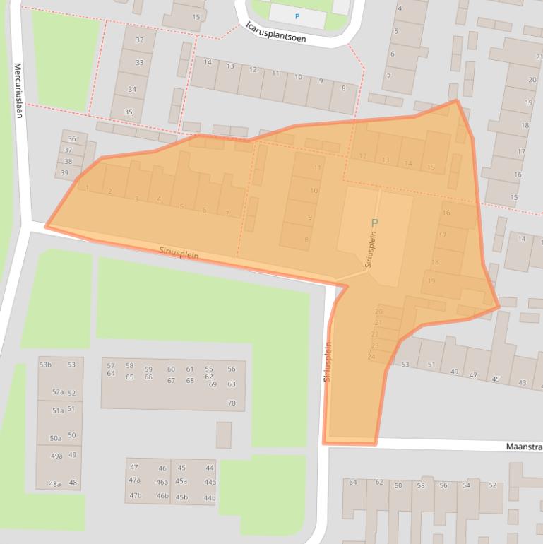 Kaart van postcodegebied 1131VN.