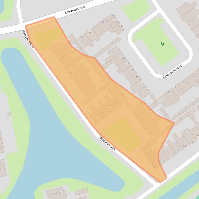 Kaart van postcodegebied 1131VZ.