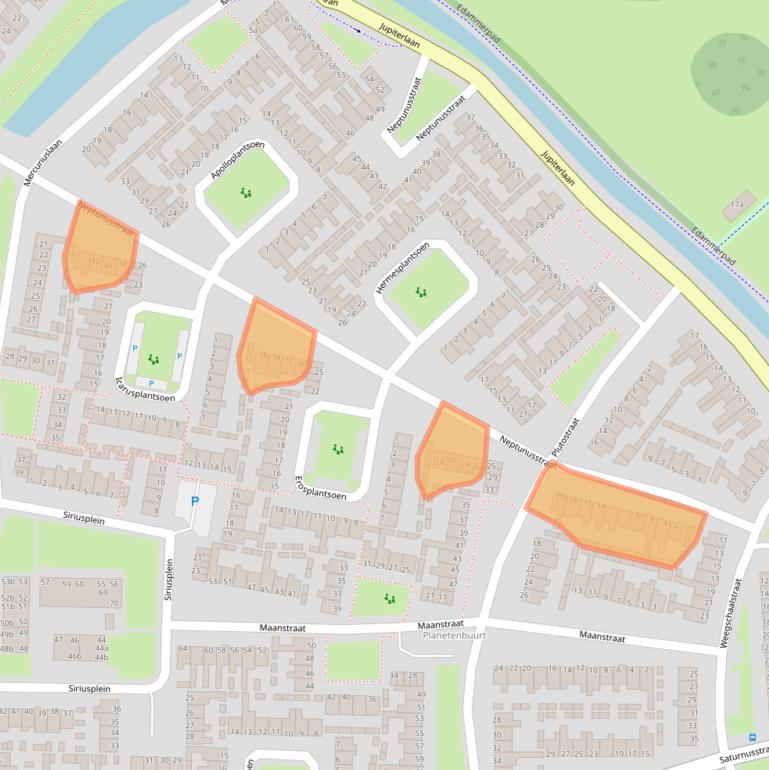 Kaart van postcodegebied 1131WJ.
