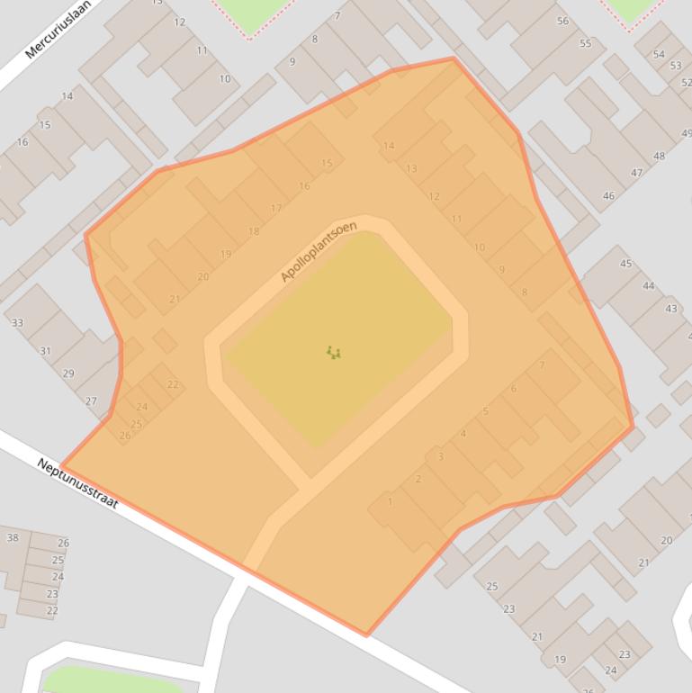 Kaart van postcodegebied 1131WN.