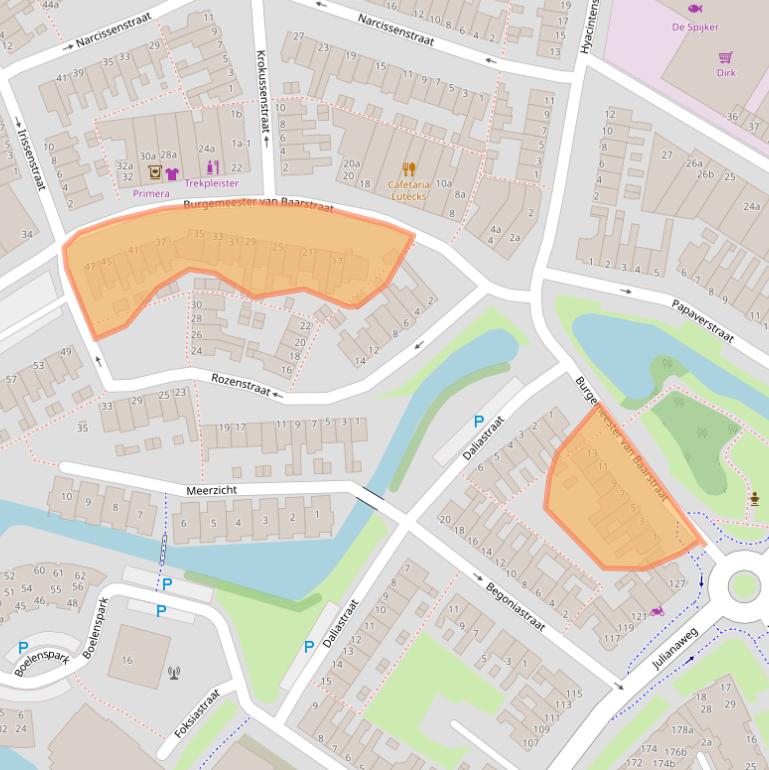 Kaart van postcodegebied 1131WR.