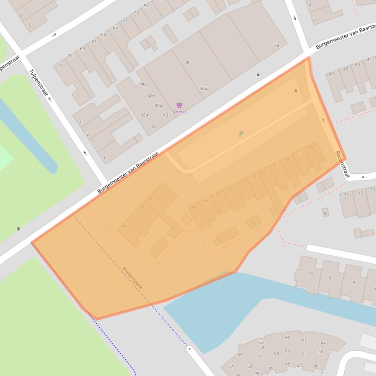 Kaart van postcodegebied 1131WS.