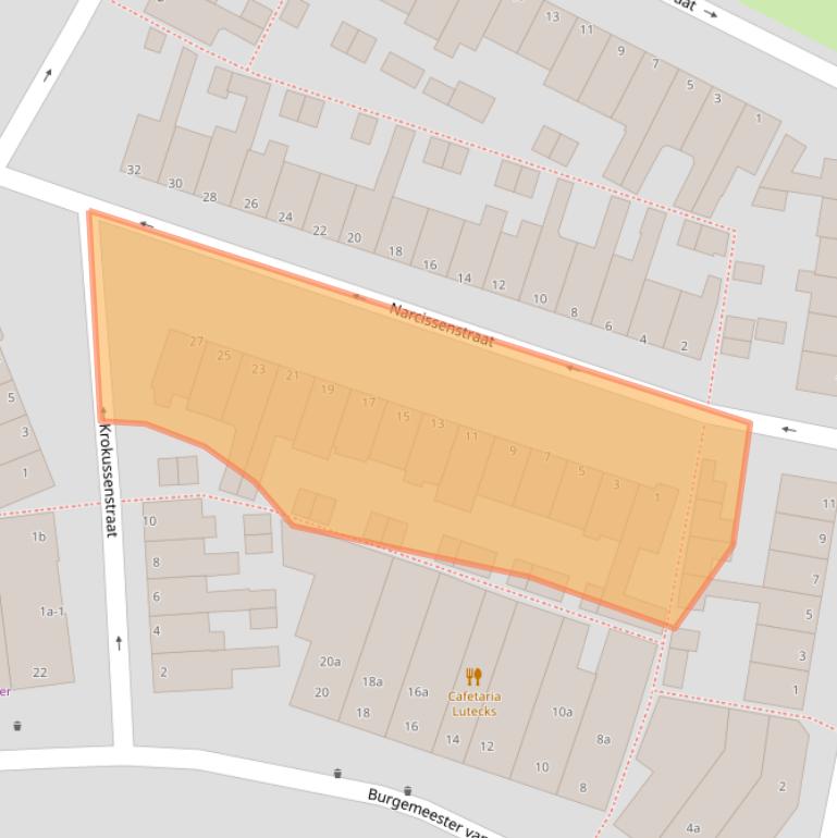 Kaart van postcodegebied 1131XA.