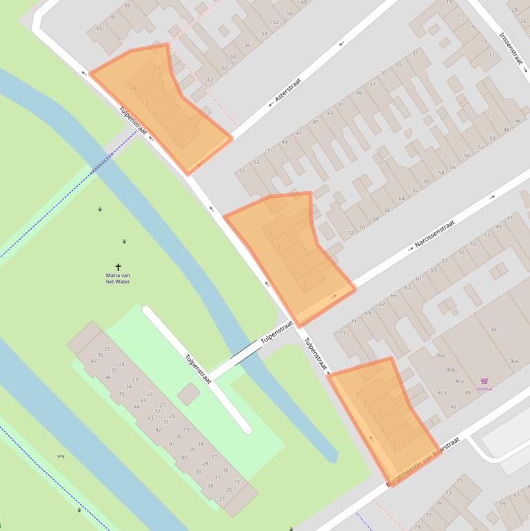 Kaart van postcodegebied 1131XE.