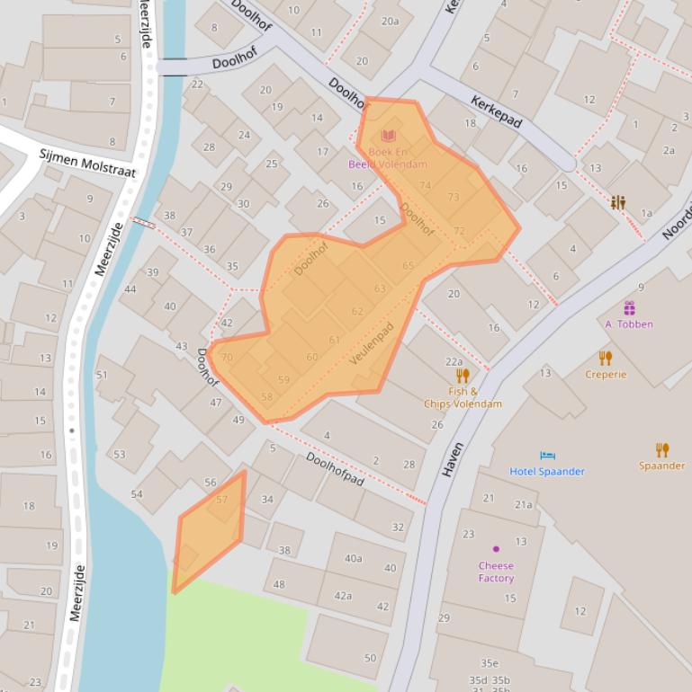 Kaart van postcodegebied 1131XK.